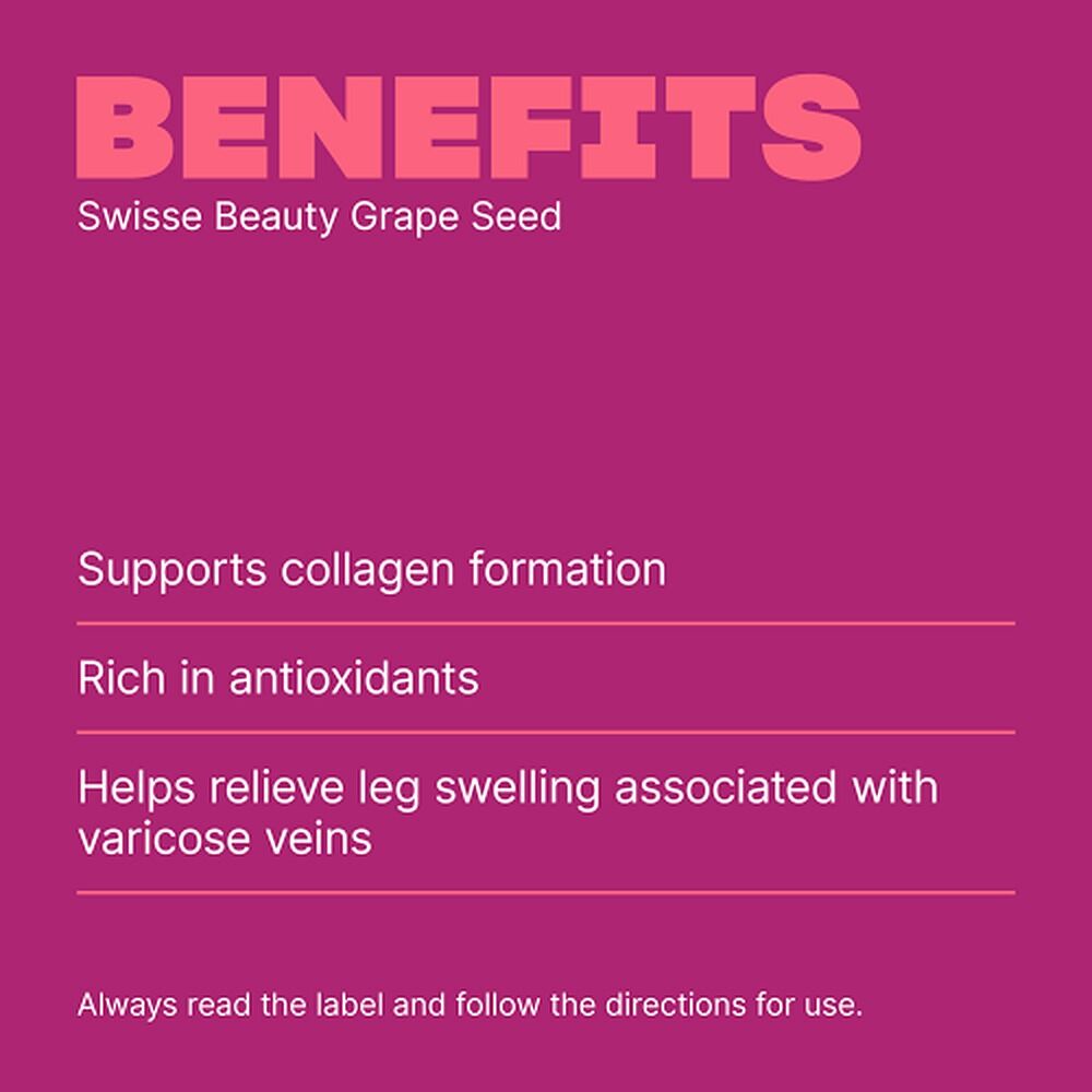 Swisse Beauty Grape Seed 180 Tablets