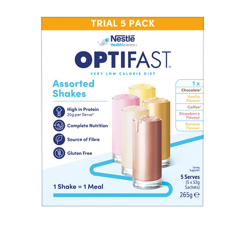 Optifast VLCD Assorted Shakes 5 x 53g