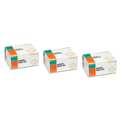 Opsite Post-Operative Waterproof Dressing 6.5cm x 5cm 100 Pack Bundle of 3