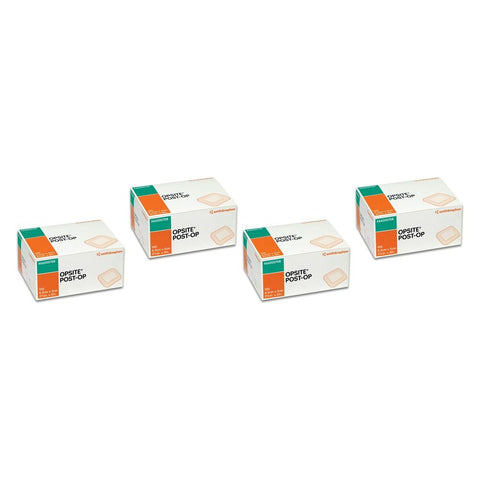 Opsite Post-Operative Waterproof Dressing 6.5cm x 5cm 100 Pack Bundle of 4