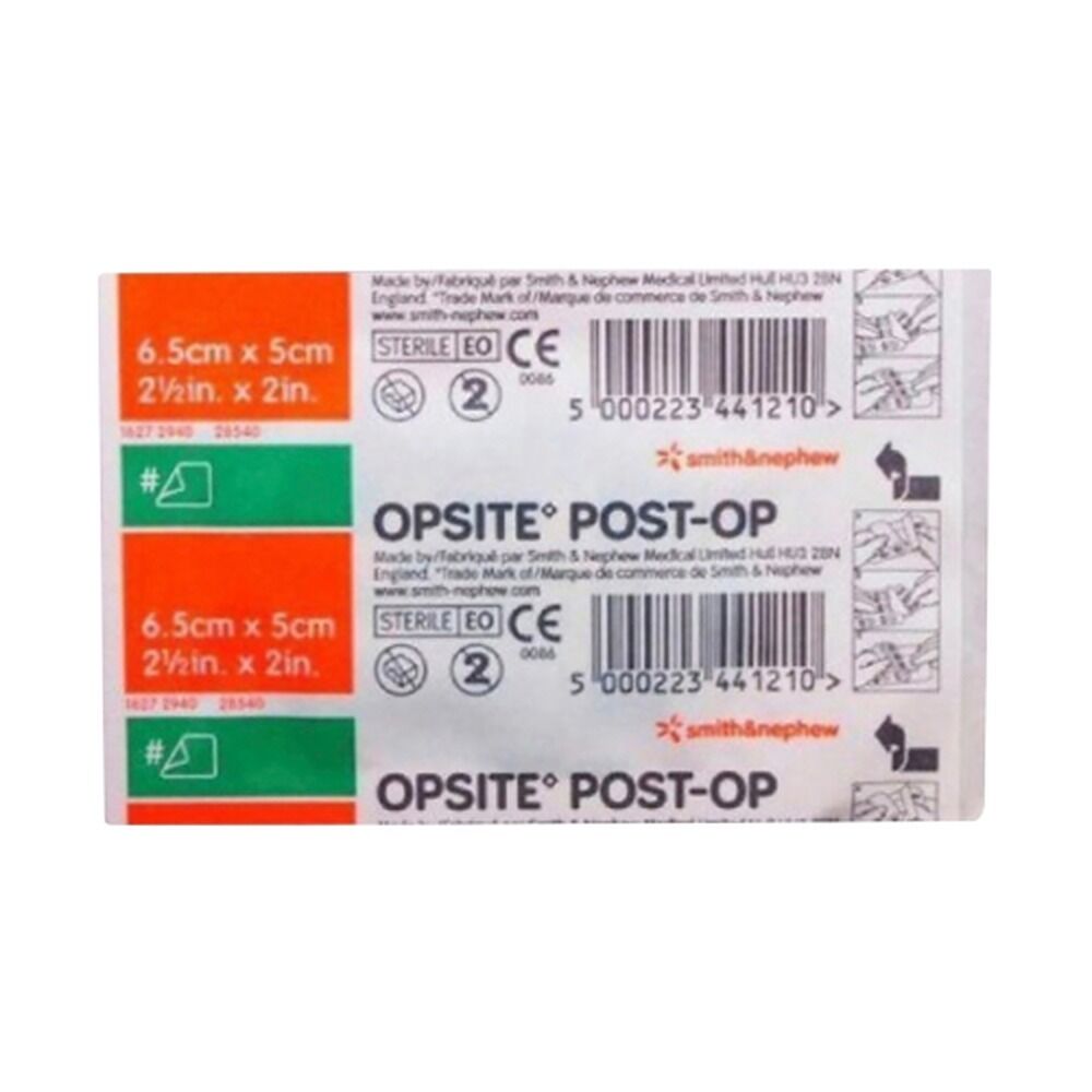 Opsite Post-Operative Waterproof Dressing 6.5cm x 5cm 100 Pack