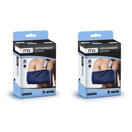 MX Health Orthopaedic Support Pouch Arm Sling, One Size Pack of 2