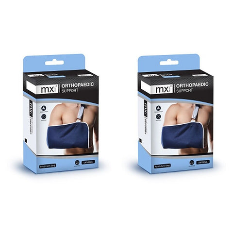 MX Health Orthopaedic Support Pouch Arm Sling, One Size Pack of 2