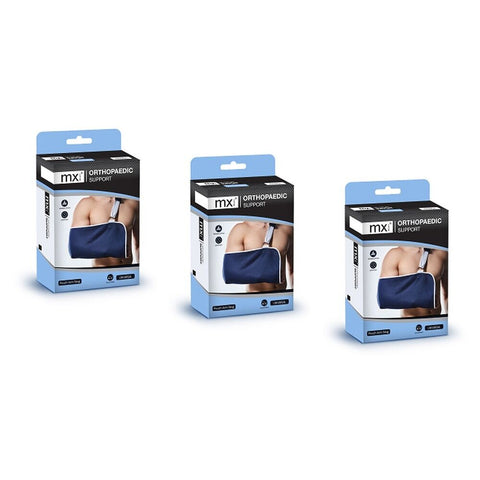 MX Health Orthopaedic Support Pouch Arm Sling, One Size Pack of 3