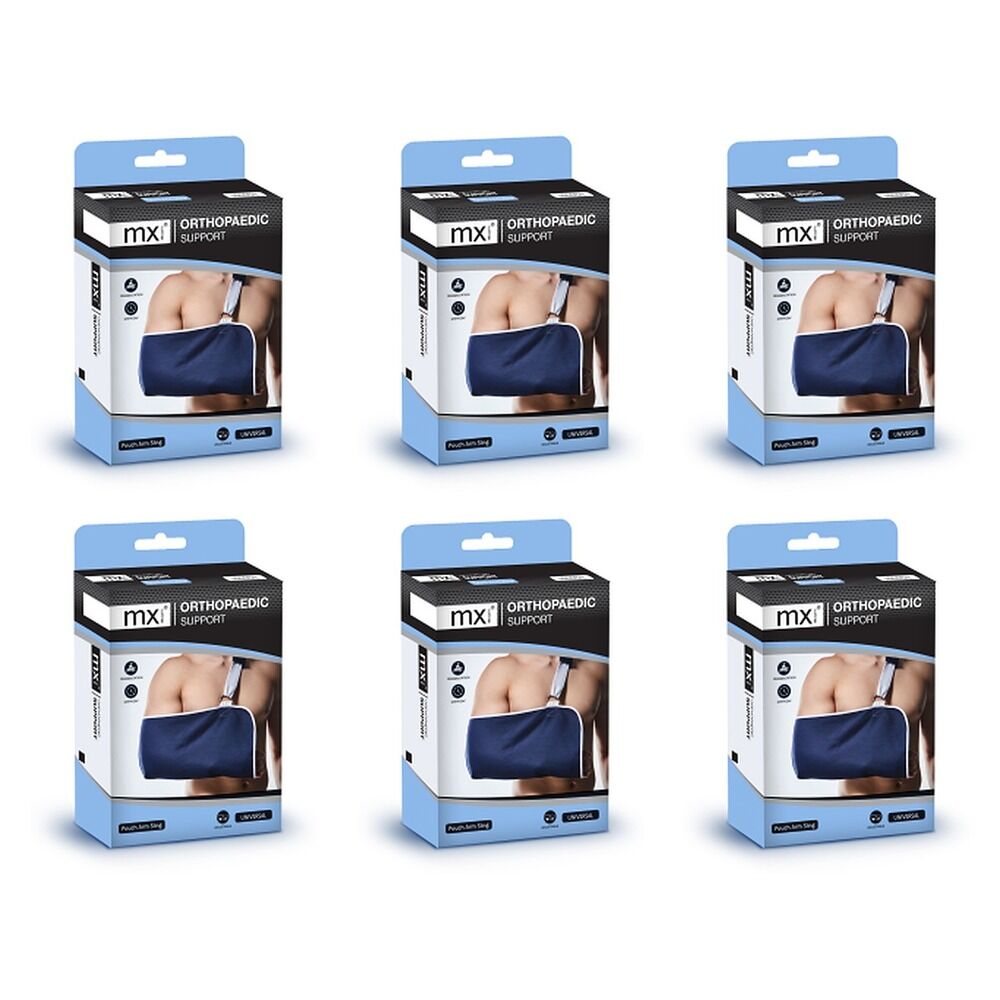 MX Health Orthopaedic Support Pouch Arm Sling, One Size Pack of 6