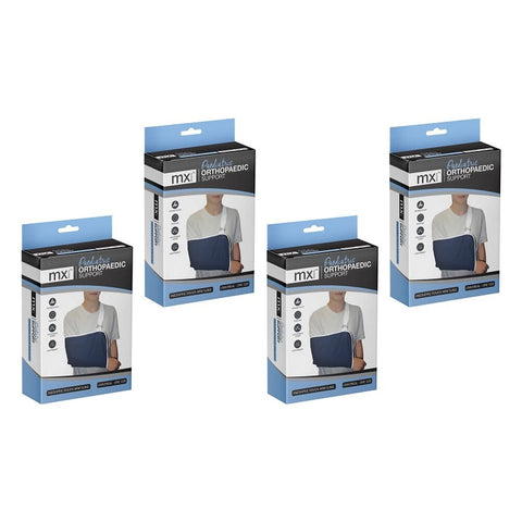 MX Health Orthopaedic Support Pouch Arm Sling Paediatric Pack of 4