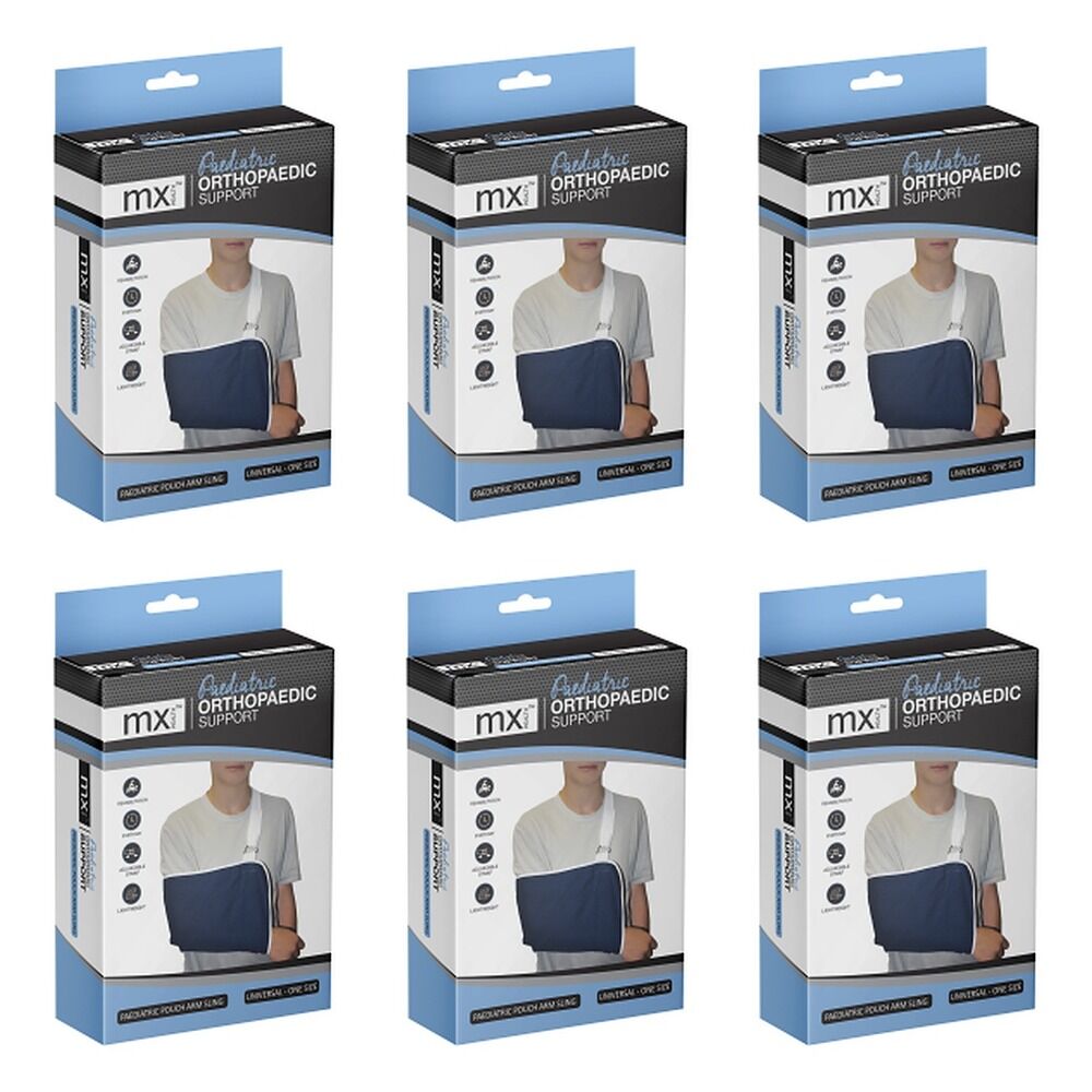 MX Health Orthopaedic Support Pouch Arm Sling Paediatric Pack of 6