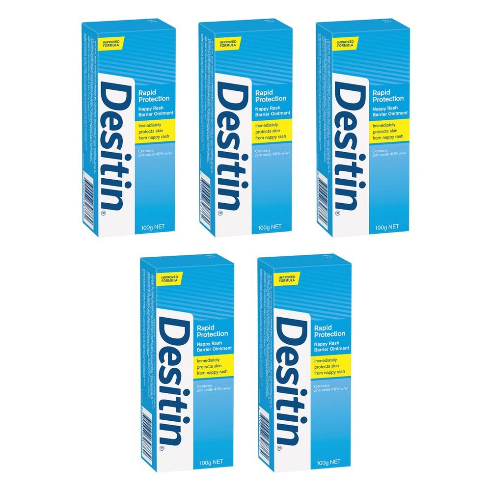 Desitin Nappy Rash Ointment 100g Pack of 5