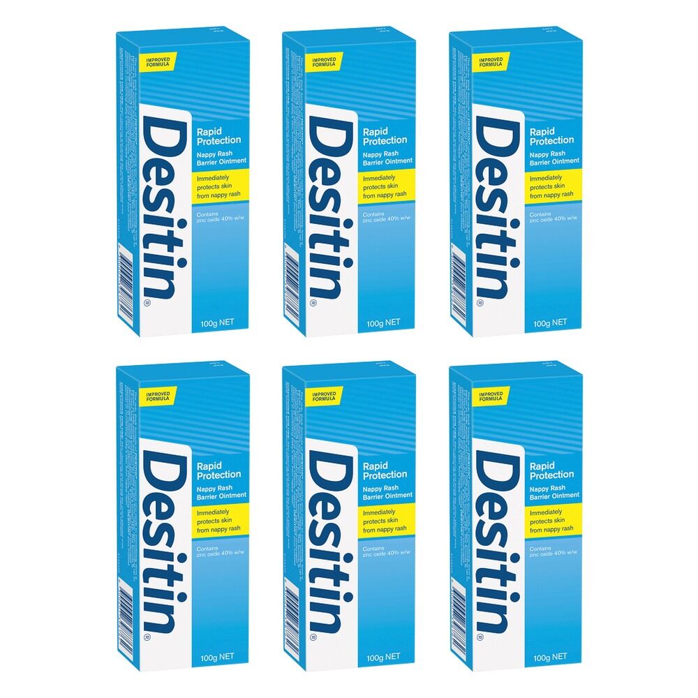 Desitin Nappy Rash Ointment 100g Pack of 6
