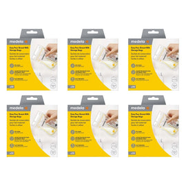 Medela Easy Pour Breast Milk Storage Bags 50 Pack Bundle of 6
