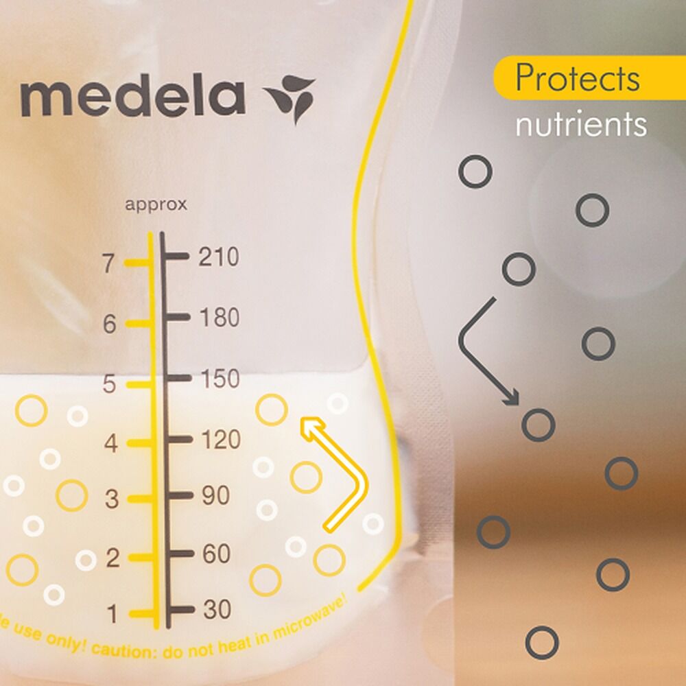 Medela Easy Pour Breast Milk Storage Bags 50 Pack