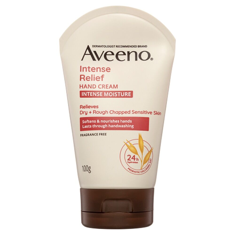 Aveeno Intense Relief Hand Cream 24hr Hydration 100g