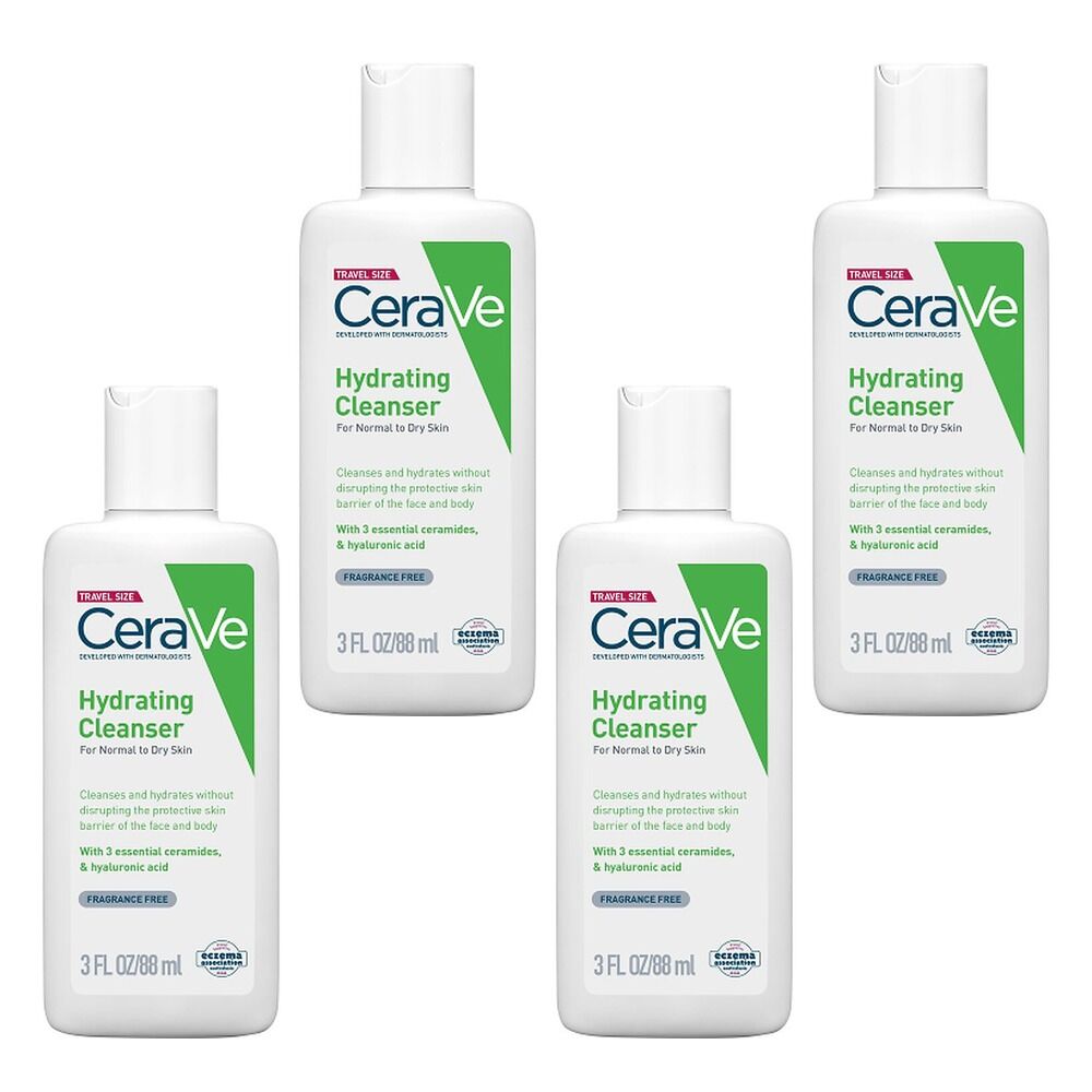 CeraVe Hydrating Cleanser 88mL Pack of 4
