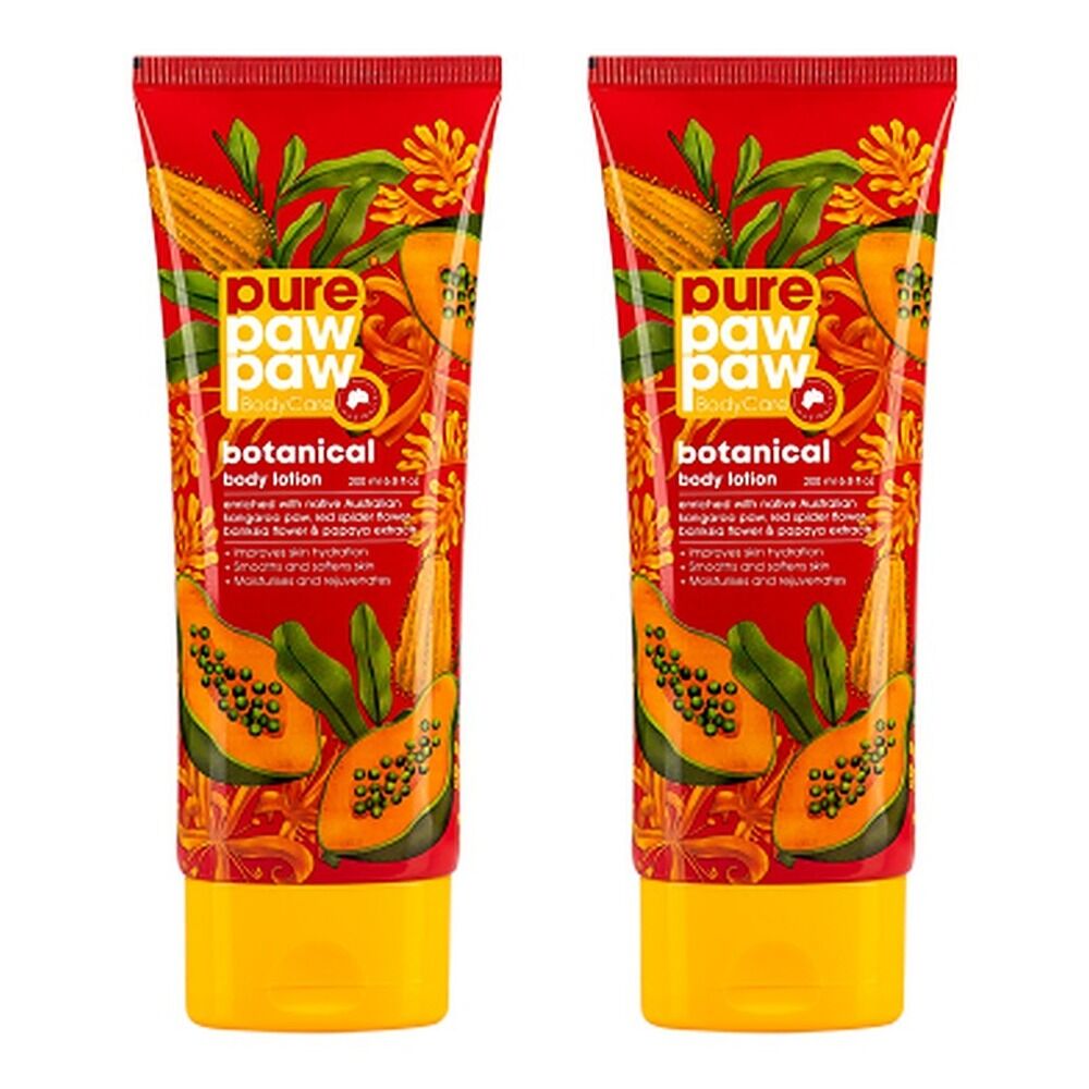 Pure Paw Paw Body Care Botanical Lotion 200mL Pack of 2