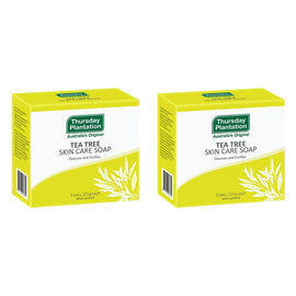 Thursday Plantation Tea Tree Soap 3 x 125g x 6 Bundle of 2