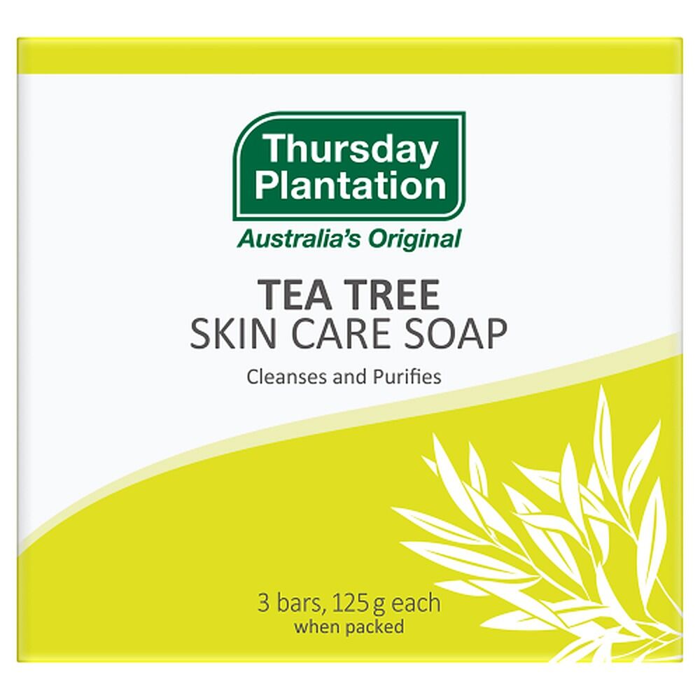 Thursday Plantation Tea Tree Soap 3 x 125g x 6