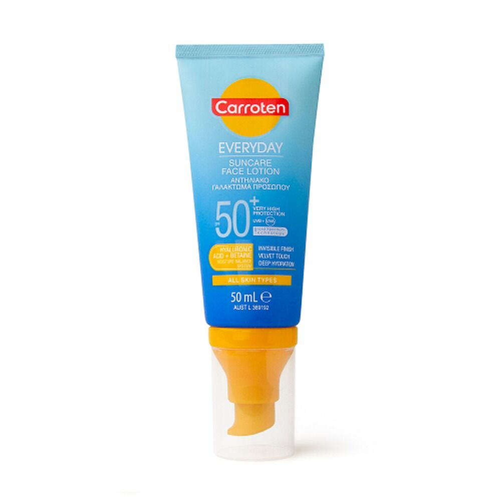 Carroten Everyday SPF50+ Suncare Face Lotion 50mL