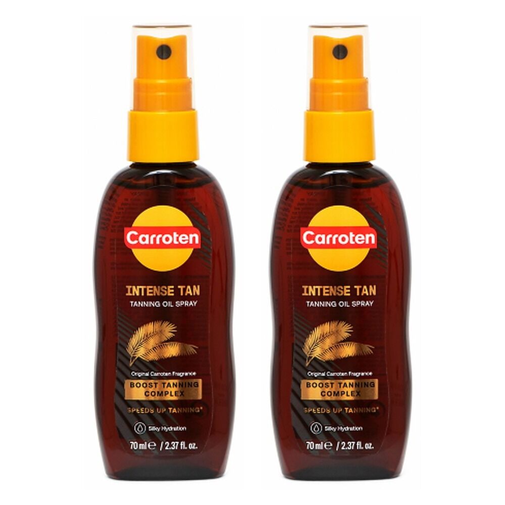Carroten Intensive Tanning Oil Spray 70mL Pack of 2