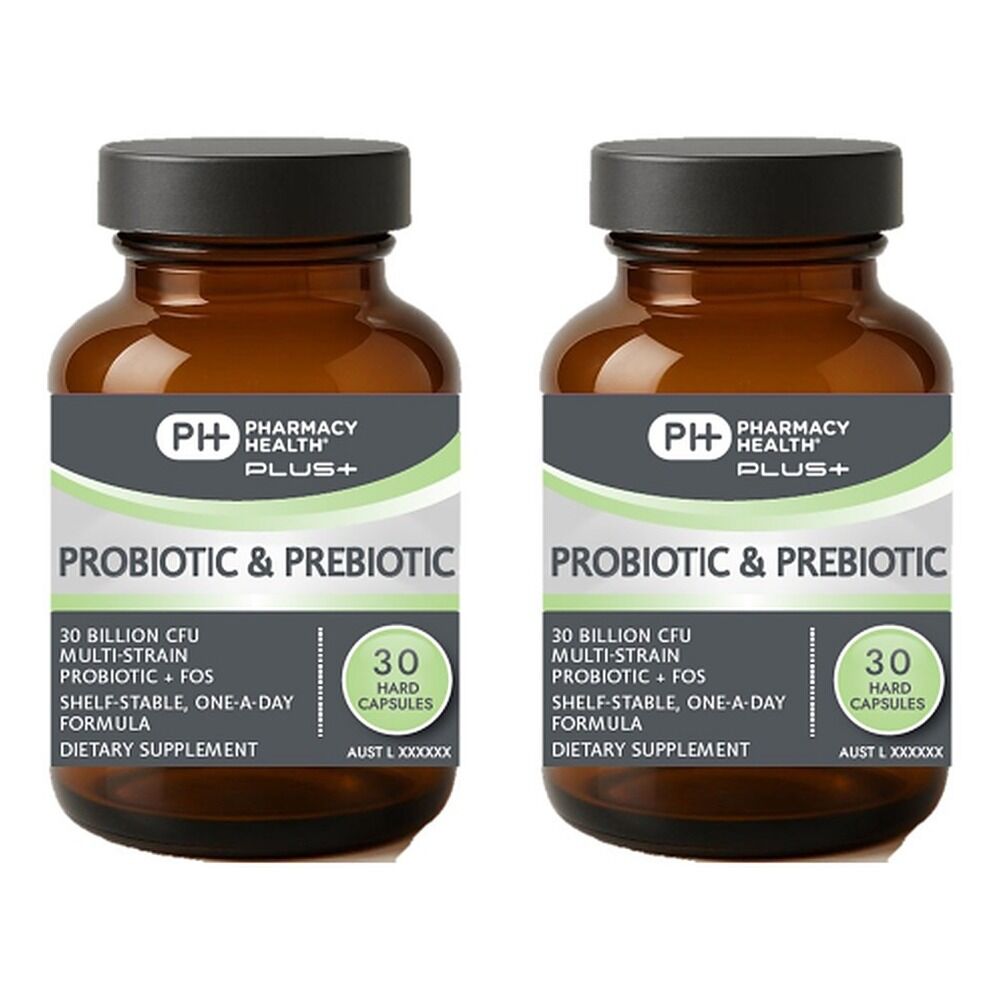 Pharmacy Health Plus Probiotic & Prebiotic 30 Capsules Pack of 2