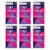LifeStyles Sensation Max Condoms 8 Pack x 6 Bundle of 6