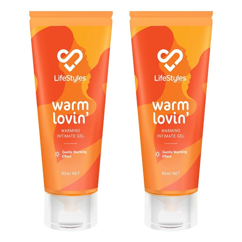 LifeStyles Warm Lovin' Gel 80ml Pack of 2