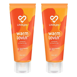 LifeStyles Warm Lovin' Gel 80ml Pack of 2