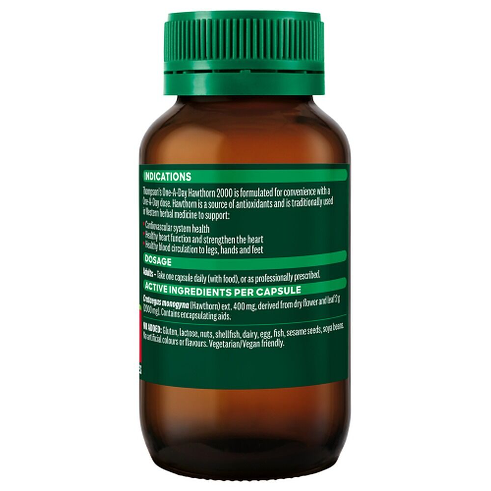 Thompson's One-A-Day Hawthorn 2000 60 Capsules