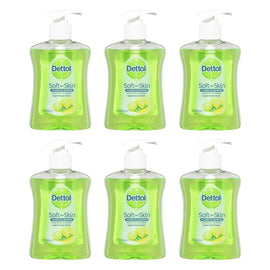 Dettol Antibacterial Liquid Hand Wash Refresh 250mL Pack of 6