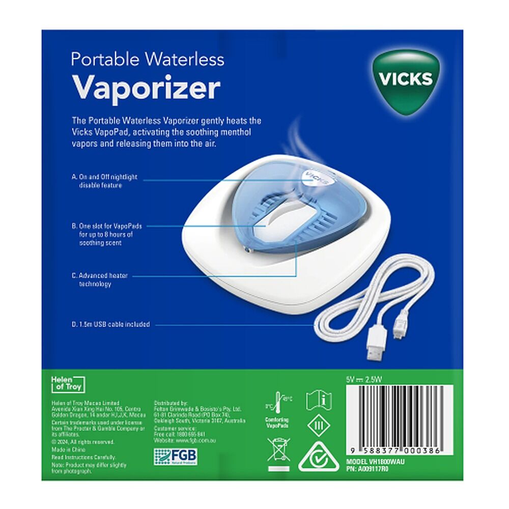 Vicks Portable Waterless Vaporizer