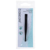 Basicare Slant Tip Matte Black Tweezers 3 Pack Stainless Steel 85mm