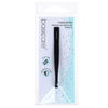 Basicare Flat Tip Matte Black Tweezers 5 Pack Stainless Steel 85mm