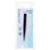 Basicare Point Tip Matte Black Tweezers 3 Pack Stainless Steel 85mm