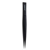 Basicare Point Tip Matte Black Tweezers 3 Pack Stainless Steel 85mm