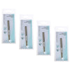 Basicare Slant Tip Half Gold Blade Tweezers 4 Pack Stainless Steel 85mm
