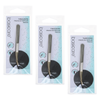 Basicare Curved Slant Tip Tweezers Half Gold Blade Stainless 8.5cm 3 Pack