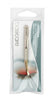 Basicare Curved Slant Tip Tweezers with Half Gold Blade Stainless Steel 8.5cm
