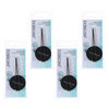 Basicare Arched Claw Tweezers Gold Blade 8.5cm Bundle of 4