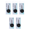 Basicare Arched Claw Tweezers Gold Blade 8.5cm Bundle of 5