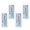Basicare Stainless Steel Point Tip Tweezers Bundle of 4 Precision
