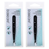 Basicare Eyebrow Tweezers Satin Multi Tip Stainless Steel Hair Remover 9.6cm x 2