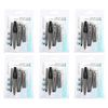 Basicare Stainless Steel Manicure Kit Pack of 6 Nail Clippers Tweezers File