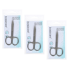 Basicare 3 Pack Stainless Steel Arrow Straight Blade Nail Scissors