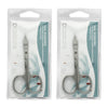 Basicare Stainless Steel Curved Nail Scissors Precision Ground Pack of 2