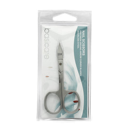 Basicare Stainless Steel Arrow Curved Blade Nail Scissors Precision Ground