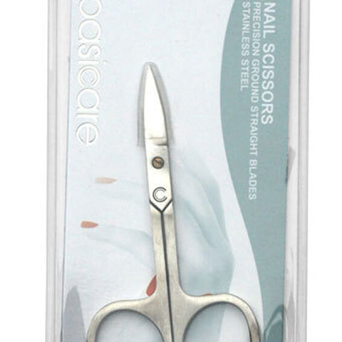 Basicare Stainless Steel Nail Scissors Cutter Clipper Trimmer 3.5 Inch