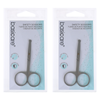Basicare Toddler Safety Nail Scissors Stainless Steel Blunt Rounded Tips x2