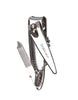 Basicare Stainless Steel Nail Clipper with Contoured Blades File and Keychain