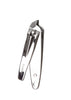 Basicare Stainless Steel Cuticle Clippers Precision Nail Grooming Pack of 2