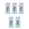 Basicare Stainless Steel Cuticle Clipper 5 Pack Bundle for Precise Grooming