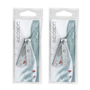 Basicare Stainless Steel Slanted Nail Clipper for Fingernails and Toenails x2